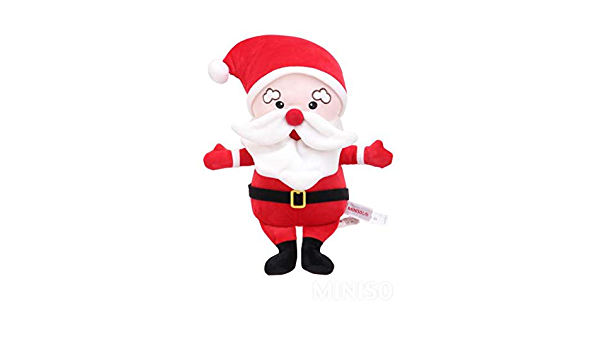 Santa Claus with hugging gesture